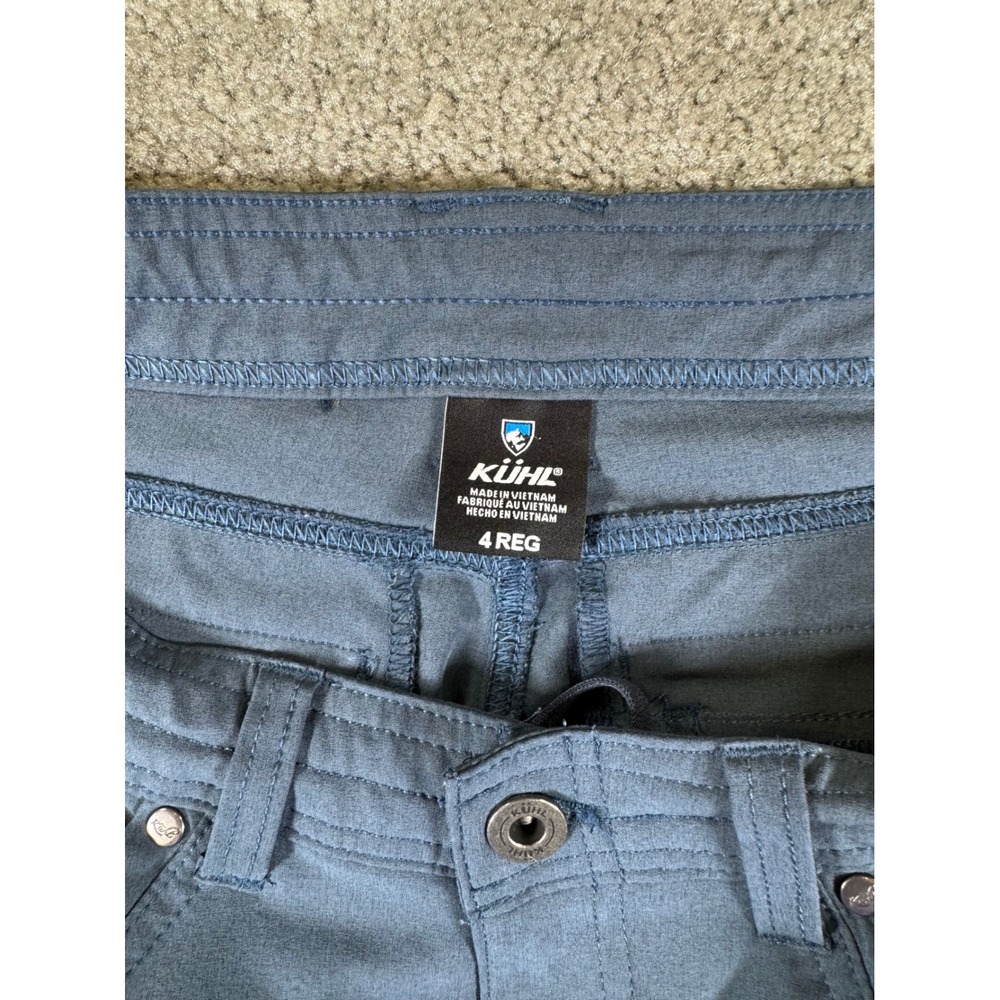 Kuhl Splash Roll Up Cargo Pants Womens 4 Reg Blue Gray Hiking Outdoor RN108846 - Picture 6 of 10